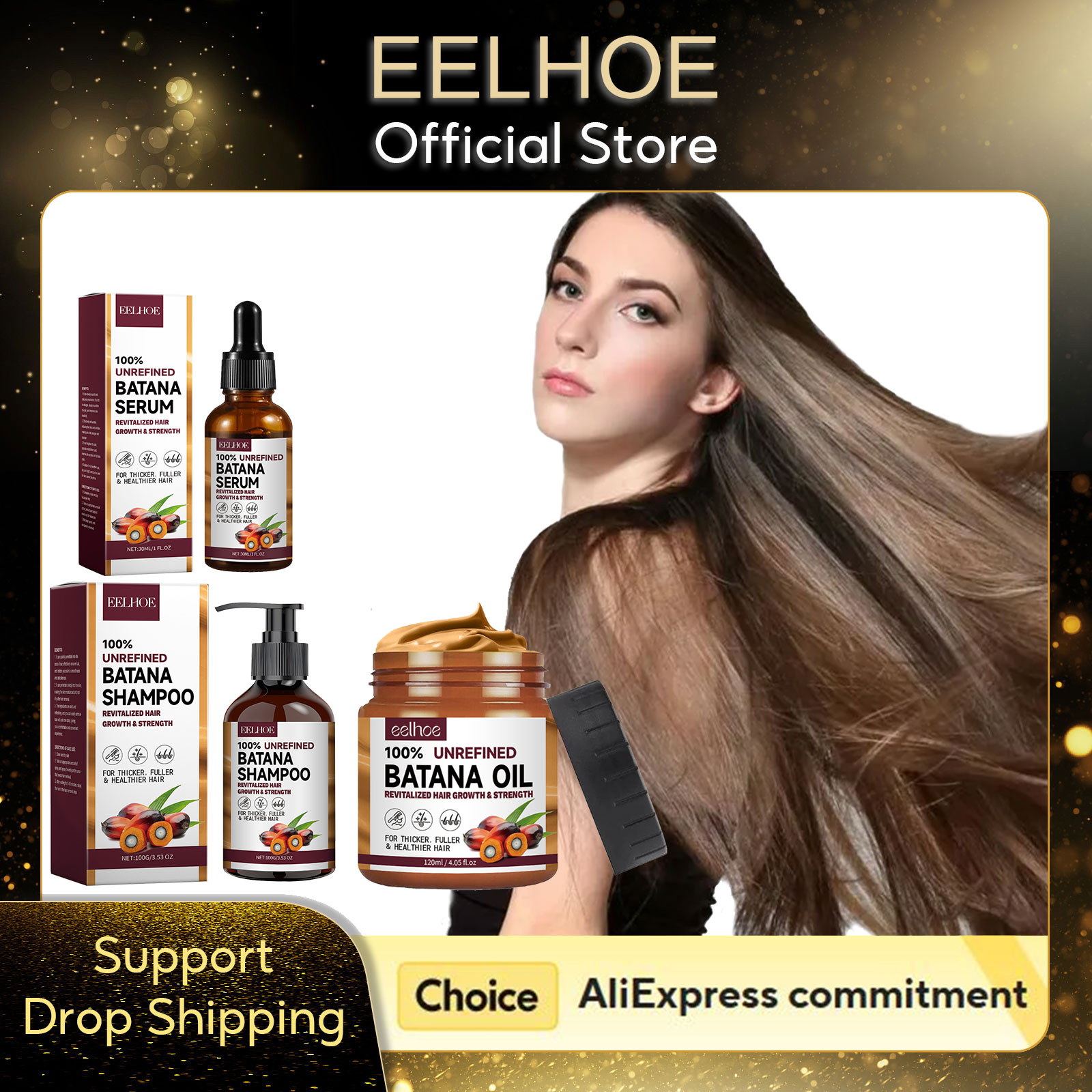 Hair Care Products - EELHOE Natürliches Batana-Öl, tief feuchtigkeitsspendendes, glattes,